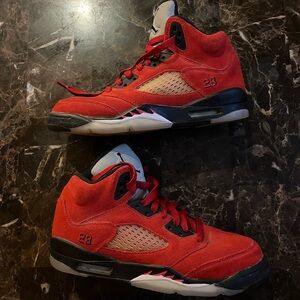 Nike Jordan Red High-Top Sneakers